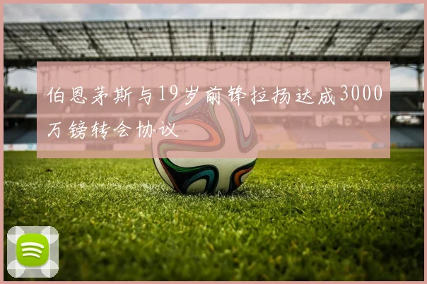 伯恩茅斯与19岁前锋拉扬达成3000万镑转会协议